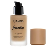 Mars High-Coverage Liquid Matte Foundation (Shade 07, 40ml) | High-pigment| Full Coverage & Flawless Matte Finish|Waterproof