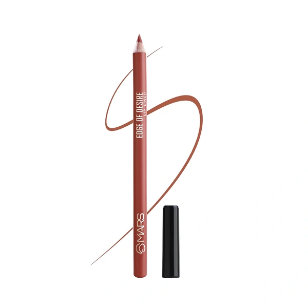 Mars MARS Matte Long-Lasting Lip Liner | Lip Pencil 15-MUDDY BRICK (1.4g)| Smooth One-Swipe Application