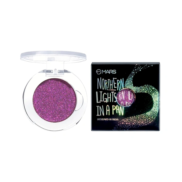 Mars Northern Lights in a Pan Eyeshadow 04 Canadian Gleam (0.5g)| Dual-Tone Shimmer | High Pigmentation | Easy to Blend