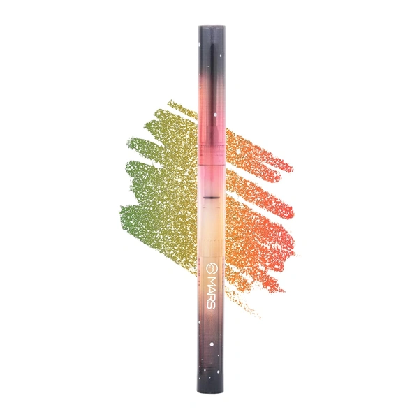 Mars MARS Northern Lights In A Pencil Retractable Eyeliner (02-ALASKAN AZURE) 0.35gm | Waterproof & Smudge-Resistant | Long-Lasting & Duo-Chrome Eye Pencil