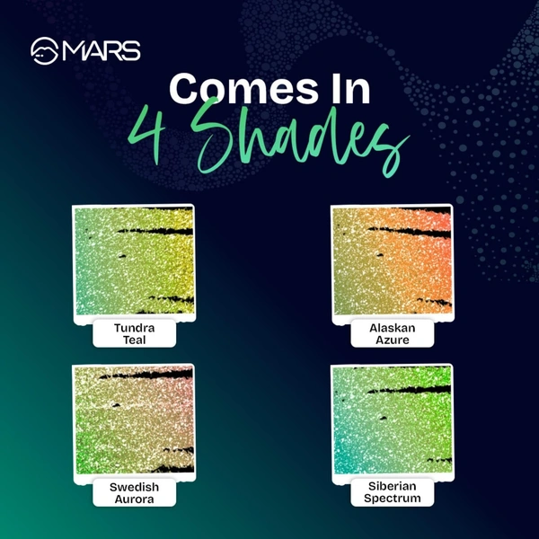 Mars MARS Northern Lights In A Pencil Retractable Eyeliner (02-ALASKAN AZURE) 0.35gm | Waterproof & Smudge-Resistant | Long-Lasting & Duo-Chrome Eye Pencil