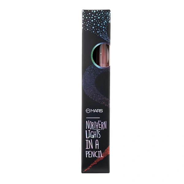 Mars MARS Northern Lights In A Pencil Retractable Eyeliner (02-ALASKAN AZURE) 0.35gm | Waterproof & Smudge-Resistant | Long-Lasting & Duo-Chrome Eye Pencil