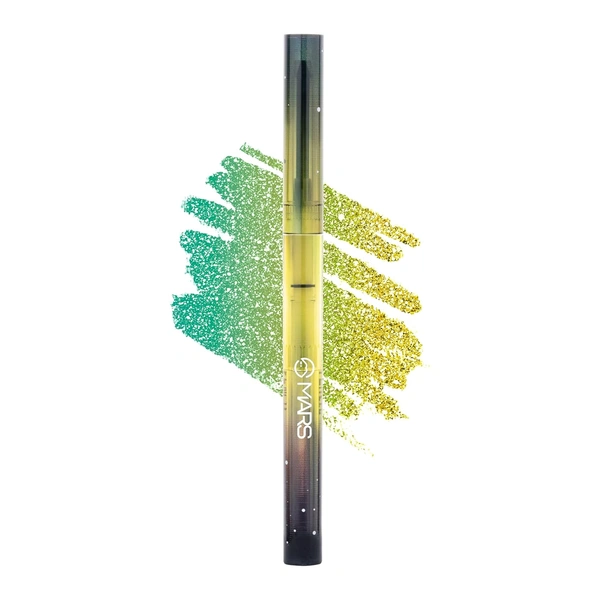 Mars MARS Northern Lights In A Pencil Retractable Eyeliner (03-TUNDRA TEAL) 0.35gm | Waterproof & Smudge-Resistant | Long-Lasting & Duo-Chrome Eye Pencil for Bold Looks