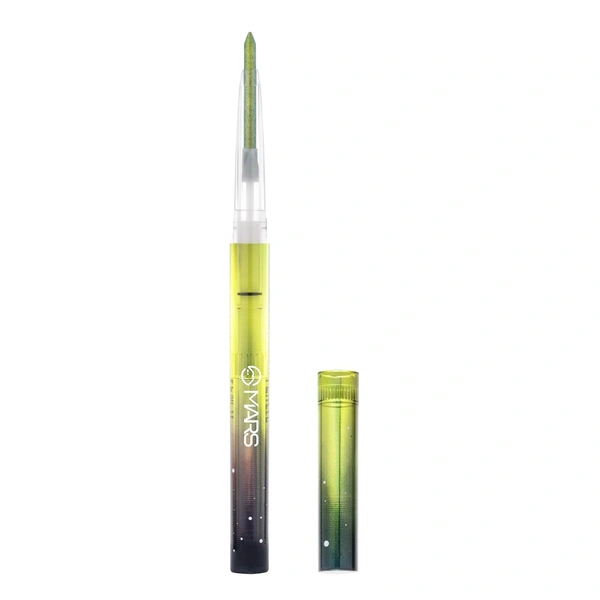 Mars MARS Northern Lights In A Pencil Retractable Eyeliner (03-TUNDRA TEAL) 0.35gm | Waterproof & Smudge-Resistant | Long-Lasting & Duo-Chrome Eye Pencil for Bold Looks
