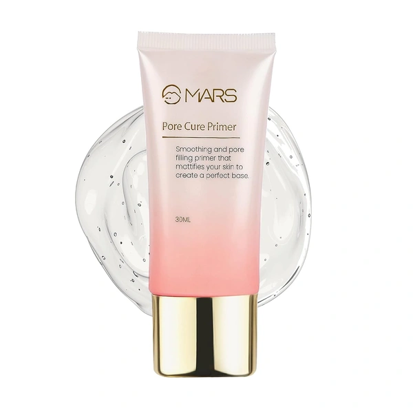 Mars Oil Control Pore Cure Primer 30ml | Minimizes Pores, Controls Oil & Shine | Smooth Base for Long-Lasting Makeup | Ideal for Oily and Combination Skin