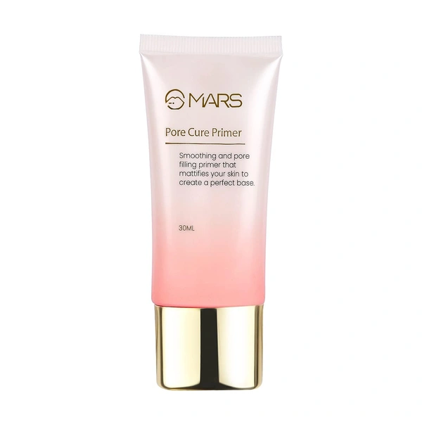 Mars Oil Control Pore Cure Primer 30ml | Minimizes Pores, Controls Oil & Shine | Smooth Base for Long-Lasting Makeup | Ideal for Oily and Combination Skin