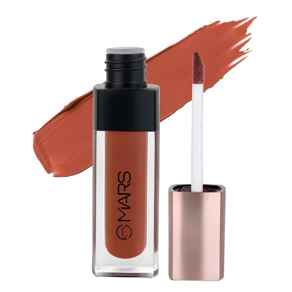 Mars Popstar Matte Liquid Mousse Lipstick 01-Closeup (6ml) | Lightweight | Non-Sticky | Transfer-Proof & Waterproof | Long-Lasting upto 12-Hour