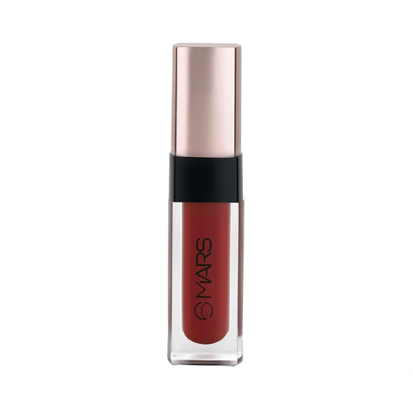 Mars Popstar Matte Liquid Mousse Lipstick 08-Muse (6ml) | Lightweight | Non-Sticky | Transfer-Proof & Waterproof | Long-Lasting upto 12-Hour