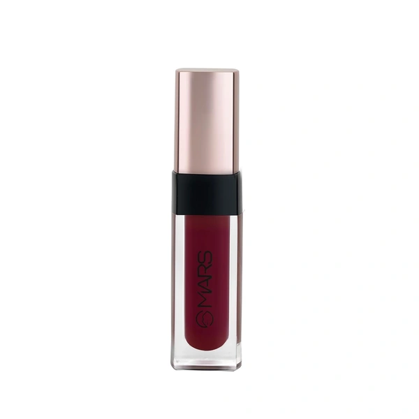 Mars Popstar Matte Liquid Mousse Lipstick 13-Wild Chase (6ml) | Lightweight | Non-Sticky | Transfer-Proof & Waterproof | Long-Lasting upto 12-Hour