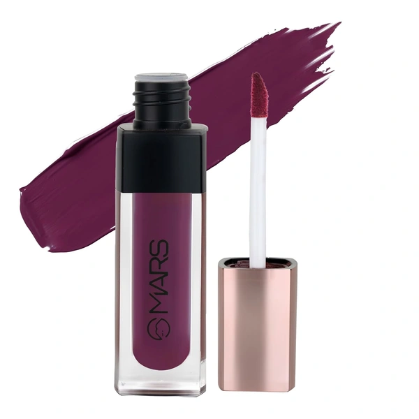 Mars Popstar Matte Liquid Mousse Lipstick 15-Spinning Star (6ml) | Lightweight | Non-Sticky | Transfer-Proof & Waterproof | Long-Lasting upto 12-Hour