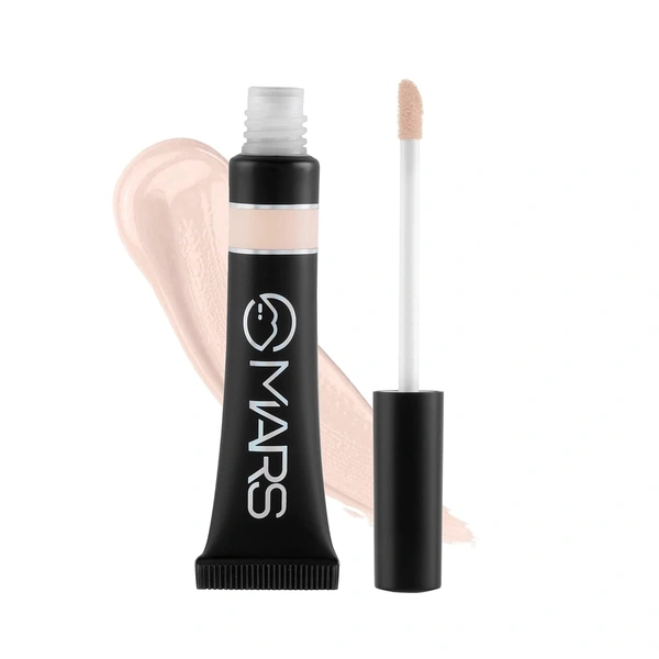 Mars Seal the Deal High Coverage Concealer (Natural, 10gm) | Lightweight | Creamy | Blendable Formula