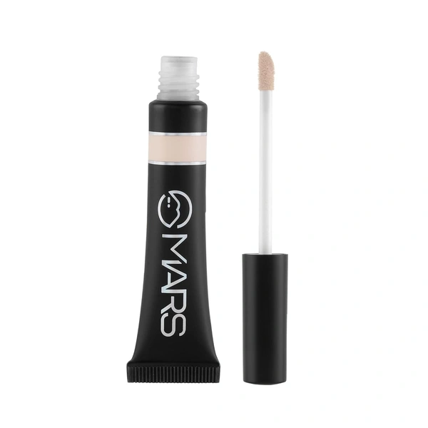 Mars Seal the Deal High Coverage Concealer (Natural, 10gm) | Lightweight | Creamy | Blendable Formula