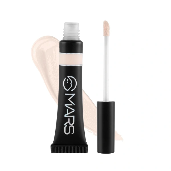 Mars Seal the Deal High Coverage Concealer (Porcelain, 10gm) | Lightweight | Creamy | Blendable Formula