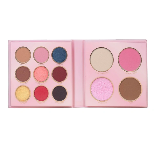 Mars The City Paradise Makeup Kit 07 Jaipur (16g) | 9 Eyeshadows | Highlighter | Blusher | Highly Pigmented & Blendable