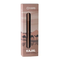 Mars MARS Won't Smudge Won't Budge Matte Kajal Pencil 1.4g Shade 08 SAND DUNES | Smooth Glide, Waterproof, Long-Stay Kajal | Bold Blue-Black Pigment | Smudge-Proof Eye Pencil