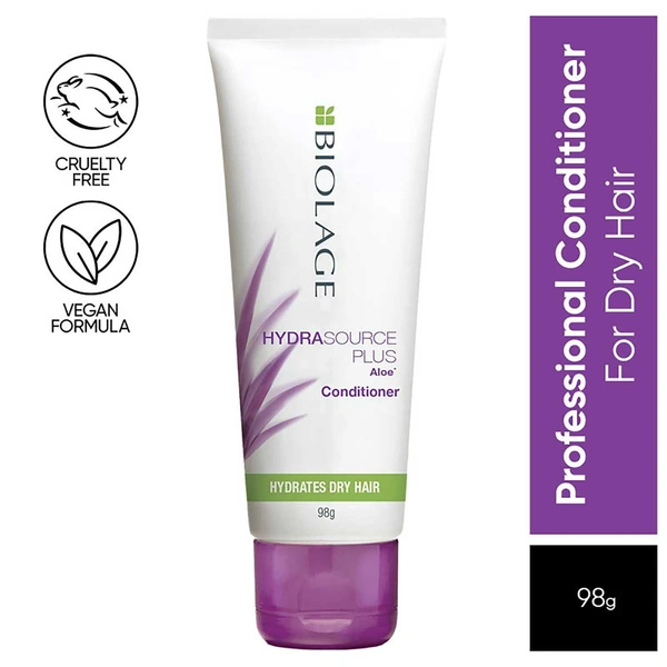 Matrix Biolage Hydrasource Conditioner 98g | Deep Hydration & Moisture Lock | Ideal for Dry & Dehydrated Hair | Soft, Manageable, and Healthy Hair - 1