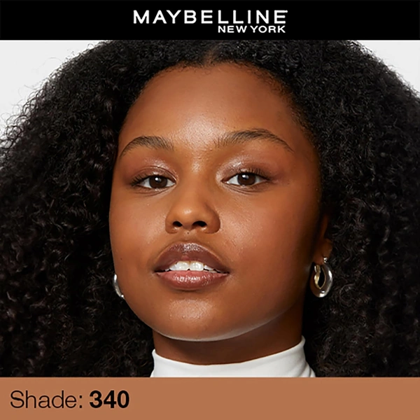 Maybelline New York Maybelline Fit Me Matte + Poreless Liquid Foundation 30ml Shade 340 Cappucino with SPF 22 PA++ | 16H Oil Control | Lightweight Daily Wear Foundation | Pore-Minimizing Matte Finish for Indian Skin