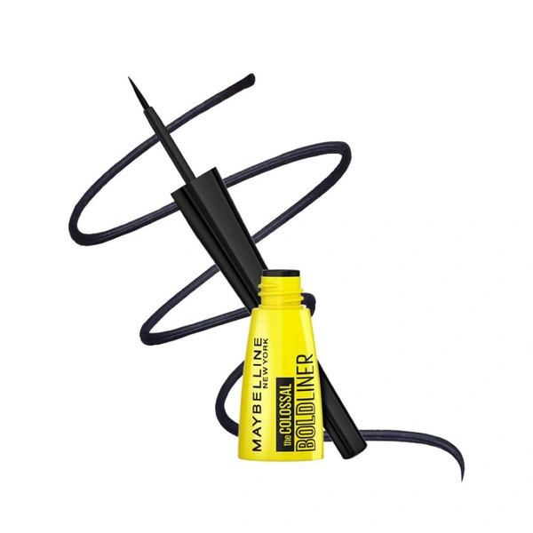 Maybelline New York Colossal Bold Liner Black | Smudge-Proof & Waterproof | Long-Lasting Bold Eyeliner with Intense Deep Black Color | Perfect for Daily Use & All-Day Wear