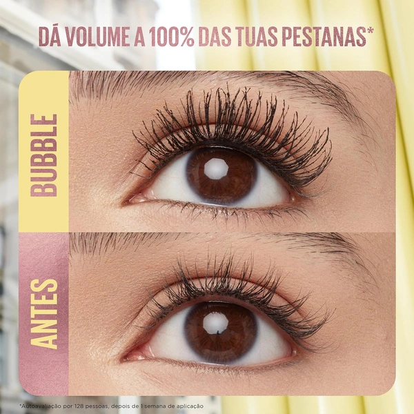 Maybelline New York Colossal Bubble Waterproof Mascara 8.75ml | Volumizing, Buildable & Lightweight Formula | Long-Lasting, Smudge-Free, Curl-Defining Lash Look