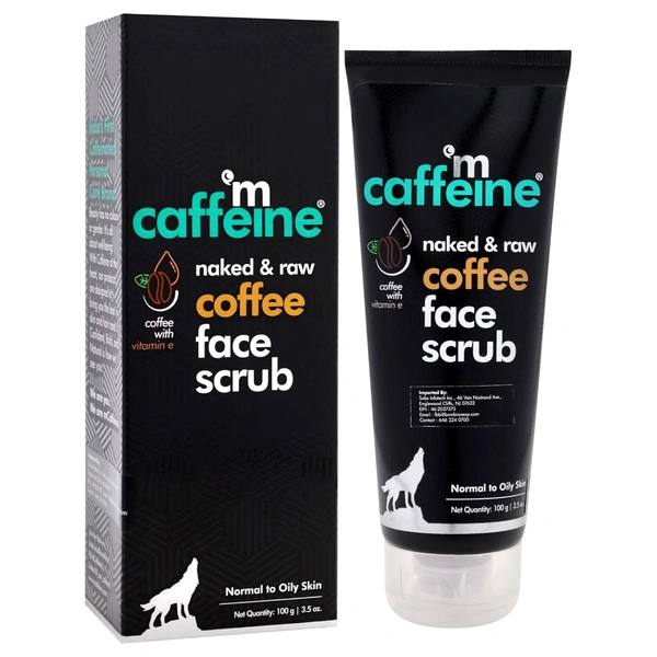 Mcaffeine MCaffeine Coffee Tan Removal Scrub (100g)| Exfoliating Face Scrub for Blackheads, Whiteheads & Dead Skin | With Caffeine & Walnut | Detan Scrub for Men & Women