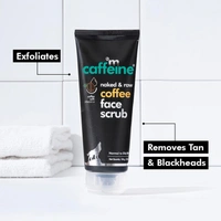 Mcaffeine MCaffeine Coffee Tan Removal Scrub (100g)| Exfoliating Face Scrub for Blackheads, Whiteheads & Dead Skin | With Caffeine & Walnut | Detan Scrub for Men & Women