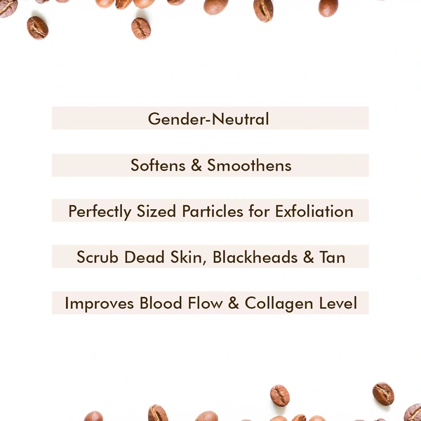 Mcaffeine MCaffeine Coffee Tan Removal Scrub (100g)| Exfoliating Face Scrub for Blackheads, Whiteheads & Dead Skin | With Caffeine & Walnut | Detan Scrub for Men & Women