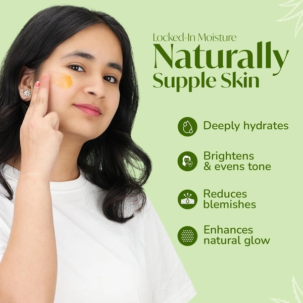 Meglow Nourishing Aloe Vera Gel 100g with Kesar Chandan | Pure Organic Aloe Vera Gel for Face | Ayurvedic Formula for Skin Nourishment & Glow