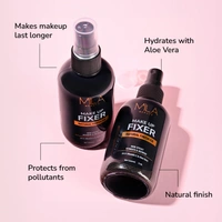 Mila Beaute Natural Finish Makeup Fixer 75ml | Long-Lasting & Hydrating | Non-Sticky Setting Spray |Aloe Vera & Vitamin E for a Flawless Look