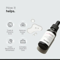 Minimalist 2% Salicylic Acid Face Serum 30 ml with Oligopeptide-10, EGCG & Horehound Extract | Controls Oil, Reduces Acne, Blackheads & Pimples | For Acne-Prone Skin