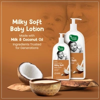 Mother Sparsh Milky Soft Baby Lotion 200ml | Deeply Moisturizes & Nourishes | Enriched with Coconut Oil, Milk Protein & Shea Butter | Gentle & Safe for Baby's Delicate Skin