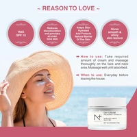 N Plus N + Professional Day Cream 50g | With Niacinamide and Argan Oil | Improves Uneven Skin Tone | With SPF 20 | Paraben Free | Hydrating Face Moisturizer | Smooth & Shiny Skin | Sun Protection Cream