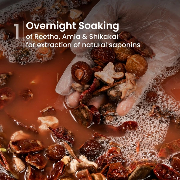 Nat Habit Navdha Rosemary Shampoo 125ml | Hair Fall Control | Sulphate & Paraben Free | Soy Fermented Gentle Cleanser with Amla, Reetha & Shikakai | Herbal & Chemical-Free