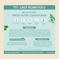 Nat Habit Rosemary Conditioner 150ml | Hair Fall Control & Nourishment | Bio-Activated with Argan Oil | Moisturizing Conditioner for Curly, Dry, Frizzy & Oily Scalp | Unisex