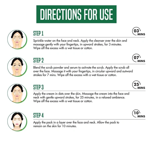 Nature's Essence Advanced Flawless Papaya Facial Kit 280g | Brightening | Exfoliating Skincare Treatment | Professional Use | For All Skin Types