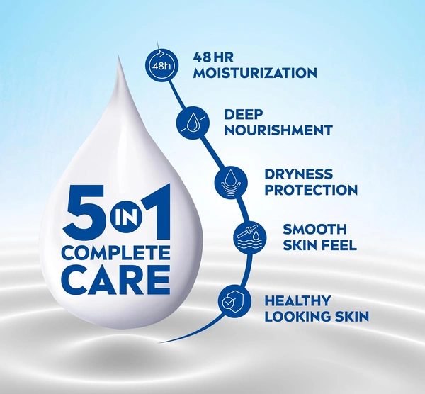 Nivea Nourishing Body Milk 75ml | 48-Hour Moisturization | Infused with 2X Almond Oil | Deep Care for Very Dry Skin | Smooth & Healthy-Looking Skin