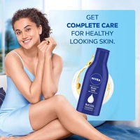 Nivea Nourishing Body Milk 75ml | 48-Hour Moisturization | Infused with 2X Almond Oil | Deep Care for Very Dry Skin | Smooth & Healthy-Looking Skin