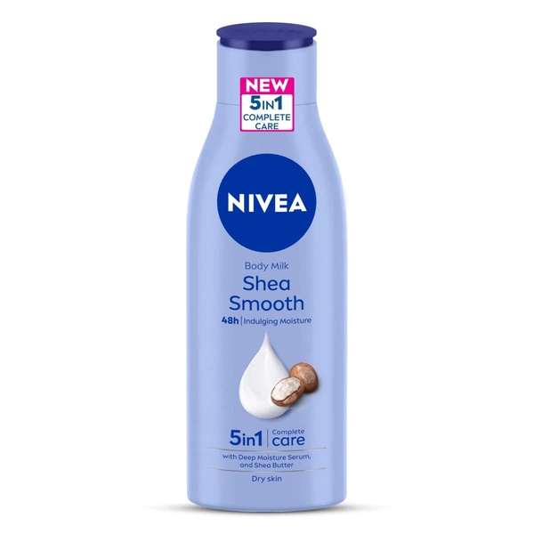 Nivea Shea Smooth Body Lotion 75ml | 48-Hour Hydration | Enriched with Deep Moisture Serum & Shea Butter | Non-Greasy Formula for Healthy, Radiant Skin