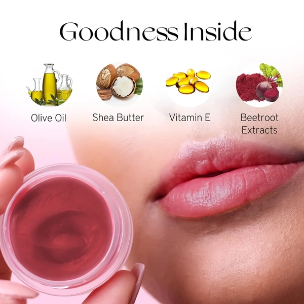 Nourish Mantra Beetroot Blast Lip Balm with SPF 12g | Enriched with Beetroot Extracts & Vitamin E| Shea Butter & Avocado Oil | Hydrates, Repairs & Protects Lips