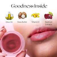 Nourish Mantra Beetroot Blast Lip Balm with SPF 12g | Enriched with Beetroot Extracts & Vitamin E| Shea Butter & Avocado Oil | Hydrates, Repairs & Protects Lips