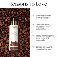 Nourish Mantra Coffee Cleanse Face Wash 200ml | With Coffee, Aloe Vera & Niacinamide | Oil Control & Tan Removal | Deep Cleansing | Paraben-Free | For All Skin Types