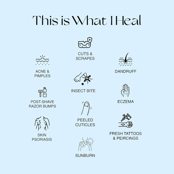 Nourish Mantra Super Skin Healing Spray 30ml | 10-in-1 Multipurpose Solution | Acne, Cuts & Dandruff | Psoriasis & Insect Bites, Bumps & More | Natural & Gentle