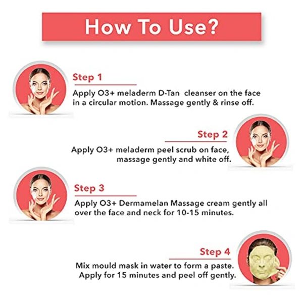 O3+ Professional O3+ D-Tan Facial Single Dose Kit 45g