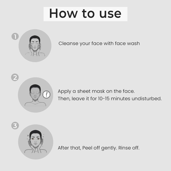 O3+ Professional O3+ Energy White Charcoal Face Sheet Mask 30ml