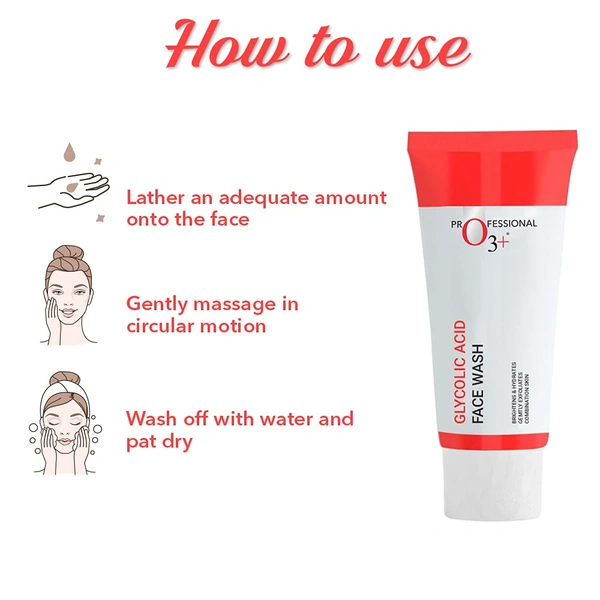 O3+ Professional O3+ glycolic Acid Face Wash Radiance 60g