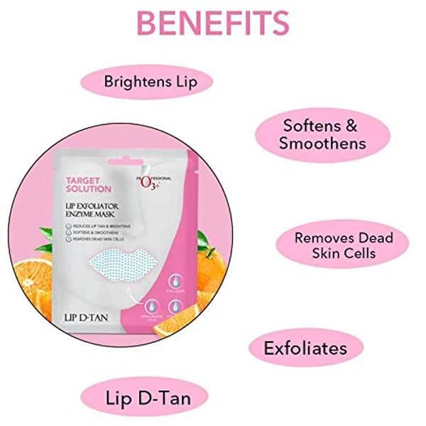 O3+ Professional O3+ Lip Exfoliator Enzyme Mask 5g