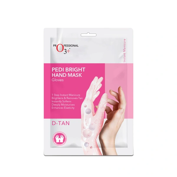 O3+ Professional O3+ Pedi Bright Hand Mask Gloves 40g