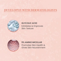 O3+ Professional Face Wash Glycolic Acid Glow Boosting & Brightening 100ml | Radiant Skin, Smooth Texture, Deep Cleanse for All Skin Type