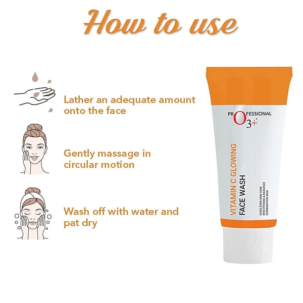 O3+ Professional O3+ Vitamin C Face Wash Glow 60g