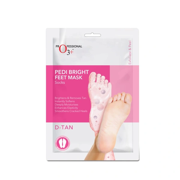 O3+ Professional O3+Pedi Bright Feet Mask Socks 40g