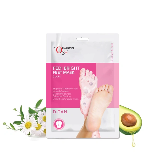 O3+ Professional O3+Pedi Bright Feet Mask Socks 40g